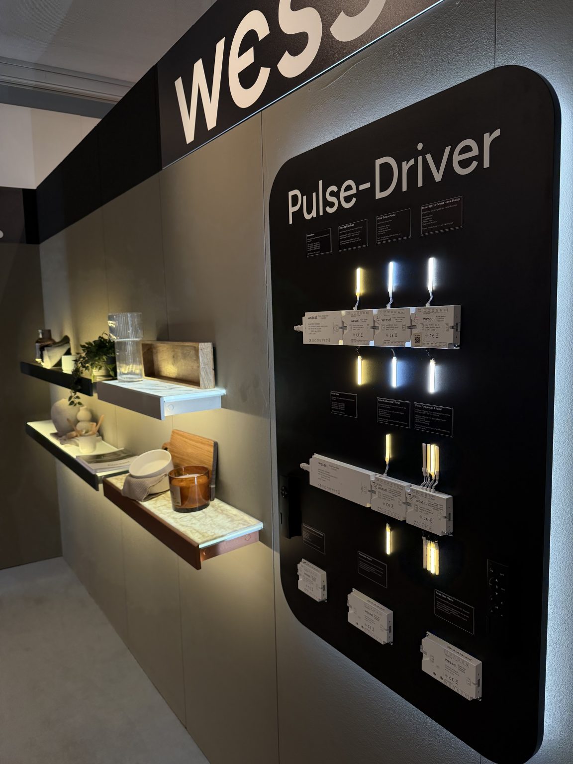 Ausstellungsstück am Messtestand